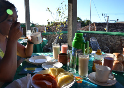 colazione Hostal Rintintin, trinidad - Diario di viaggio a Cuba