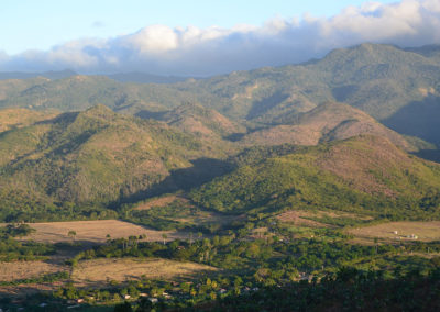 -Panorama da Cerro de la Vigia sulla Sierra del Escambray - Diario di viaggio a Cuba