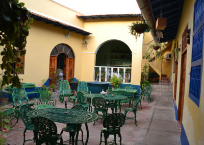 Cortile Hostal Lilì, Trinidad - Diario di viaggio a Cuba