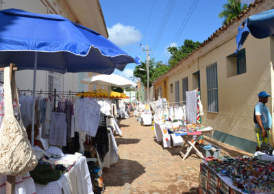 Callejòn de Pena con mercatino artigianale, Trinidad - Diario di viaggio a Cuba