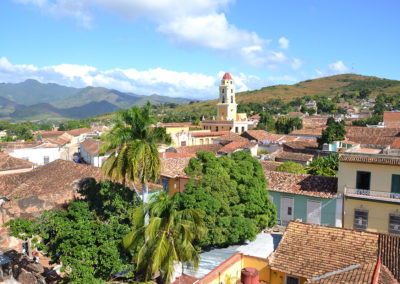 Panorama da terrazzo Museo de Historia Municipal -Palatio Cantero), Trinidad - Diario di viaggio a Cuba