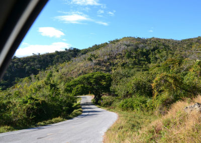 Strada per El Nicho Topes de Collantes, Trinidad - Diario di viaggio a Cuba