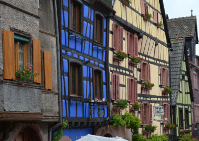 Maisons à colombages, Riquewirh - Diario di viaggio in Alsazia