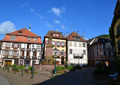 Place de la Sinne, Ribeauvillè - Diario di viaggio in Alsazia