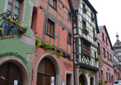 Maisons à colombages, Riquewirh - Diario di viaggio in Alsazia