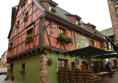 Maisons à colombages, Riquewirh - Diario di viaggio in Alsazia