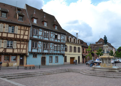 Place de Six Montagnes Noires, Colmar - Diario di viaggio in Alsazia