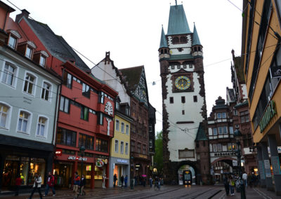 Porta Martinstor. Friburgo in Brisgovia -Diario di viaggio in Alsazia