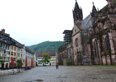 Munsterplatze Cattedrale di Friburgo - Freiburger Munster- ,Friburgo in Brisgovia -Diario di viaggio in Alsazia