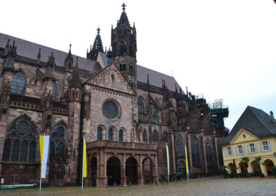Munstersplatz, Cattedrale di Friburgo in Brisgovia -Diario di viaggio in Alsazia