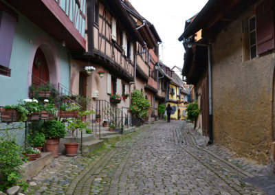Rue du Rempart, Eguisheim - Diario di viaggio in Alsazia