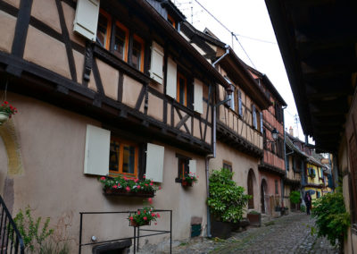 Rue du Rempart, Eguisheim - Diario di viaggio in Alsazia