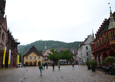 Munstersplatz, Friburgo in Brisgovia -Diario di viaggio in Alsazia