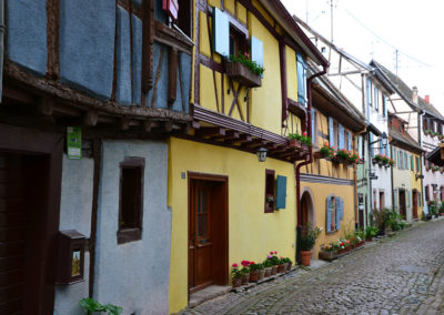 Rue du Rempart, Eguisheim - Diario di viaggio in Alsazia