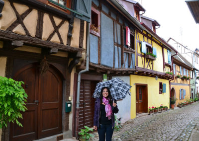 Rue du Rempart, Eguisheim - Diario di viaggio in Alsazia