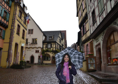 Rue du General de Gaulle, Riquewirh - Diario di viaggio in Alsazia
