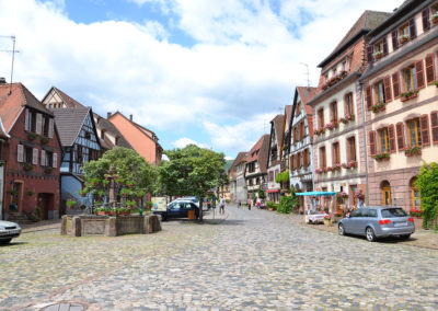 Place du Marchè, Bergheim - Diario di viaggio in Alsazia