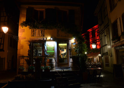 Angolo di notte a Ribeauvillè -Diario di viaggio in Alsazia