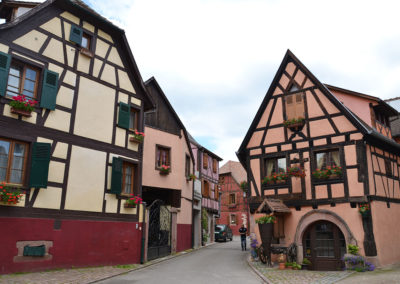 Case a graticcio, Bergheim - Diario di viaggio in Alsazia