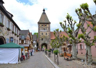 Porte Haute su Grand Rue, Bergheim - Diario di viaggio in Alsazia