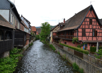 Rue du College sul fiume Weiss, Kaysersberg - Diario di viaggio in Alsazia