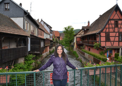 Rue du College sul fiume Weiss, Kaysersberg - Diario di viaggio in Alsazia
