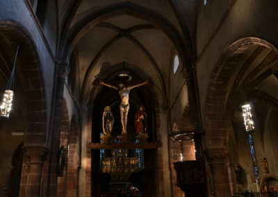 Interno Eglise de l’Invention de-la Sainte Croix - Diario di viaggio in Alsazia