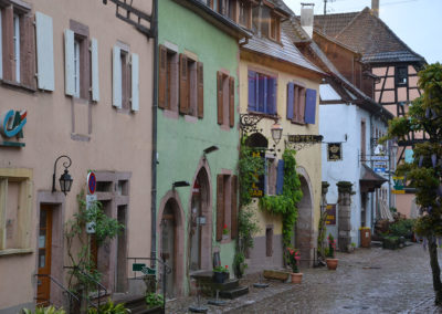 Rue du General de Gaulle, Riquewirh - Diario di viaggio in Alsazia