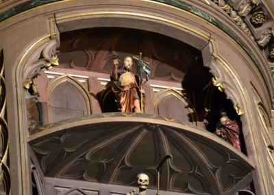 Dettaglio Orologio astromico, Cattedrale di Strasburgo -Diario di viaggio in Alsazia