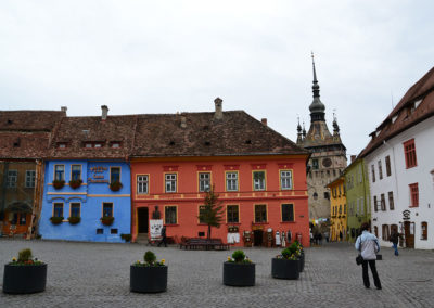 Piata Cetatii, Sighisoara - Diario di viaggio in Transilvania - Romania