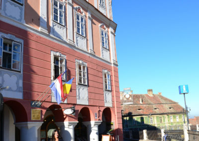 -Casa Luxemburg, Piata Mica, Sibiu - Diario di viaggio in Transilvania - Romania