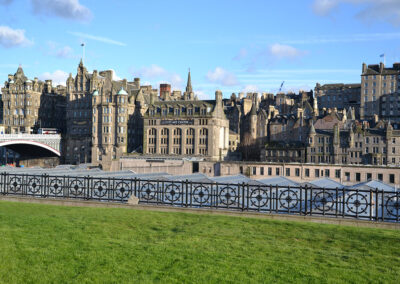 Edimburgo dalla Princess Street, Edimburgo - Diario di viaggio in Scozia