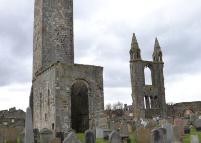 St Andrews Cathedral, cimitero e St. Rules Tower - Diario di viaggio in Scozia