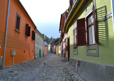 Strada Tamplarilor, Sighisoara - Diario di viaggio in Transilvania - Romania