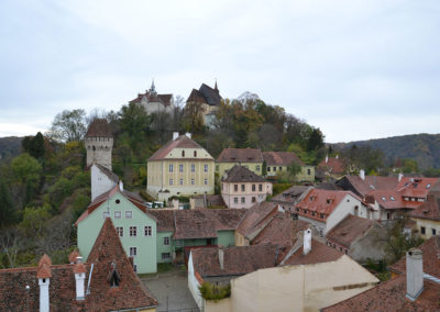 Panorama collina, Sighisoara - Diario di viaggio in Transilvania - Romania