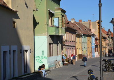 strada Cetatii, Sibiu - Diario di viaggio in Transilvania - Romania