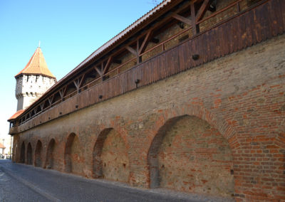 Mura di cinta e Turnul Olarilor -Torre dei Vasai, Strada Cetatii, Sibiu - Diario di viaggio in Transilvania - Romania