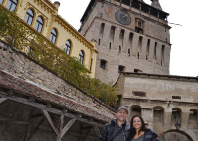 Strada Turnului, Sighisoara - Diario di viaggio in Transilvania - Romania.