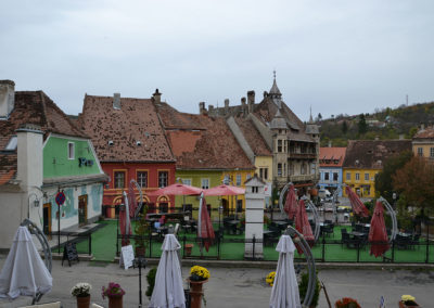 -Piata Hermann Oberth, Sighisoara - Diario di viaggio in Transilvania - Romania.