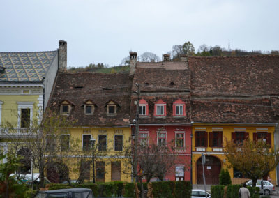 Piata Hermann Oberth, Sighisoara - Diario di viaggio in Transilvania - Romania.