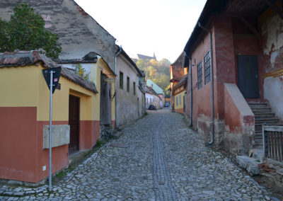 Strada Zitul Cetatii, Sighisoara - Diario di viaggio in Transilvania - Romania.