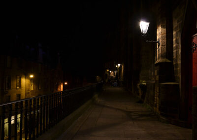 Notte Victoria Terrace, Edimburgo - Diario di viaaggio in Scozia