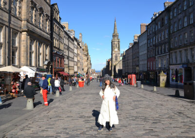 Royal Mile, Edimburgo Diario di viaggio in Scozia.