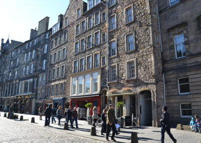 Royal Mile, Edimburgo Diario di viaggio in Scozia.