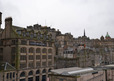 Market Street, Edimburgo - Diario di viaggio in Scozia