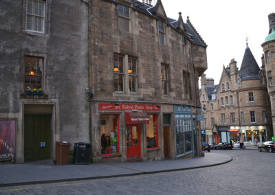 Cockburn Street, Edimburgo Diario di viaggio in Scozia.