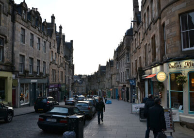 Cockburn Street, Edimburgo Diario di viaggio in Scozia.