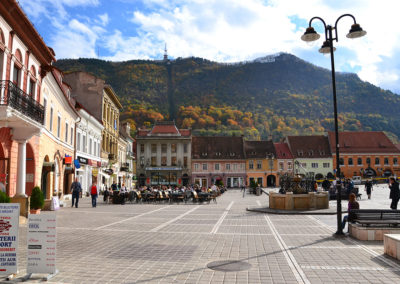 Collina Tampa da Piata Stafului, Brasov - Diario di viaggio in Transilvania - Romania