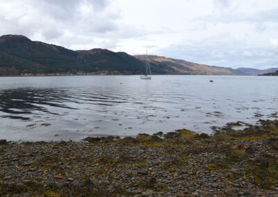 Loch Duich dal Kintail Lodge Hotel - Glenshie -Bridge, Kyle - Diario di viaggio in Scozia
