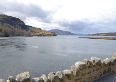 Confluenza Loch Duich, il Loch Long e il Loch Alsh, Dornie - Diario di viaggio in Scozia